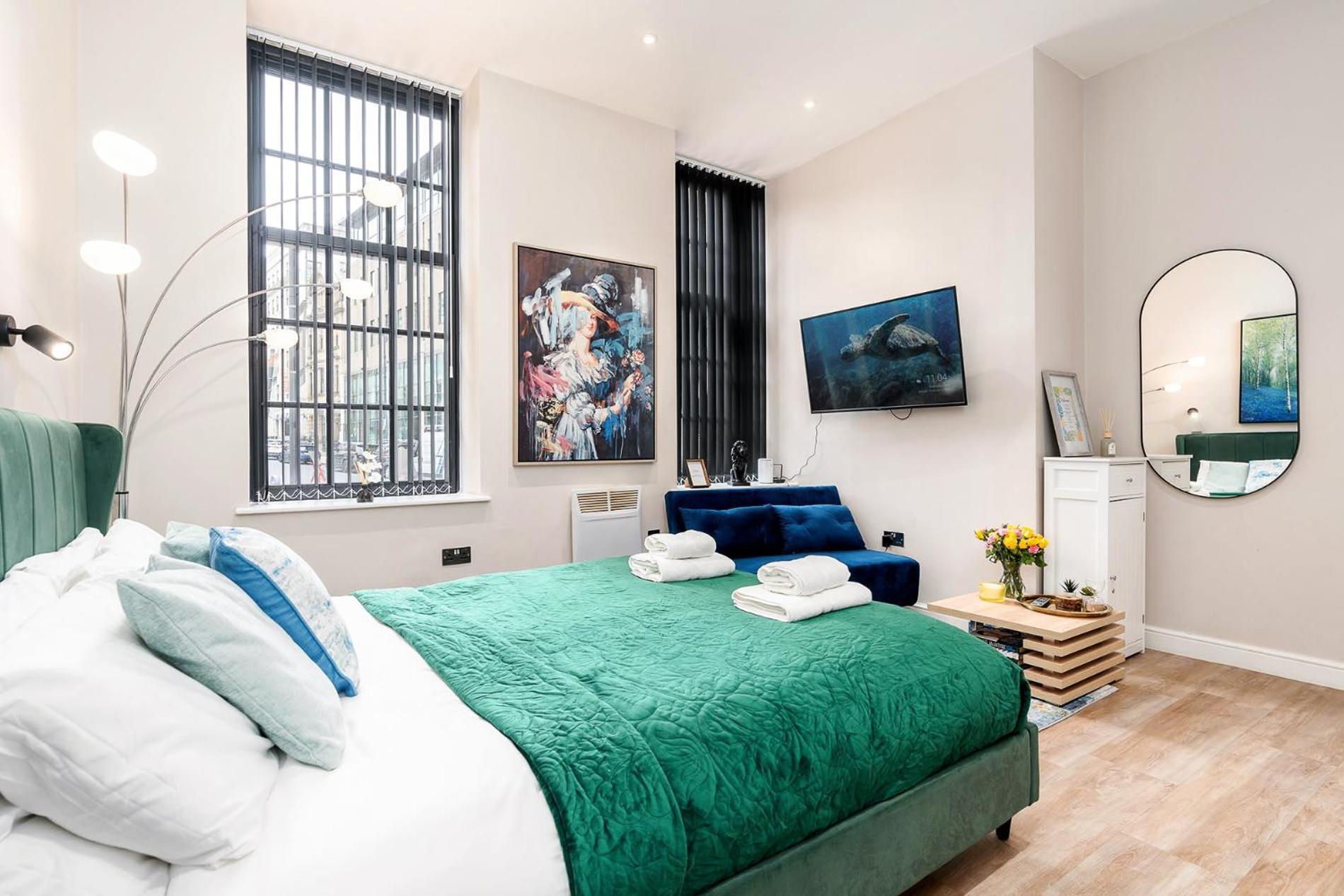 Beautiful Apartment & Central Location & King Size Bed Лидс Экстерьер фото